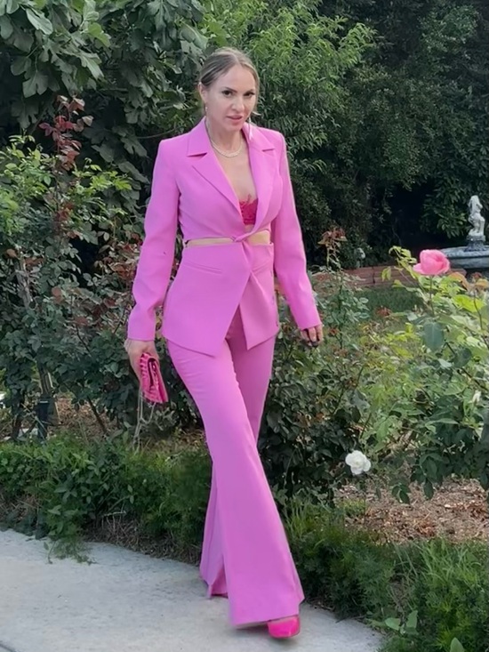 Pants - Bubblegum Pink Tailored Cutout Suit Set ✶ Small